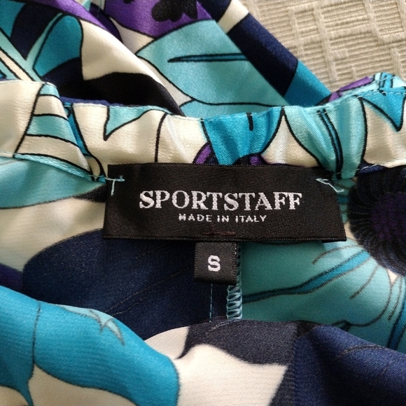 Sportstaff Woman Vintage Dress Open Back Floral Size S - Picture 6 of 10